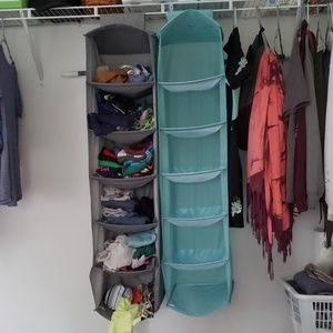 6 cubby hanging organizer